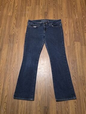 Guess Daredevil Bootcut Jeans Women's 34 Blue Stretch Denim Mid Rise Western Y2K